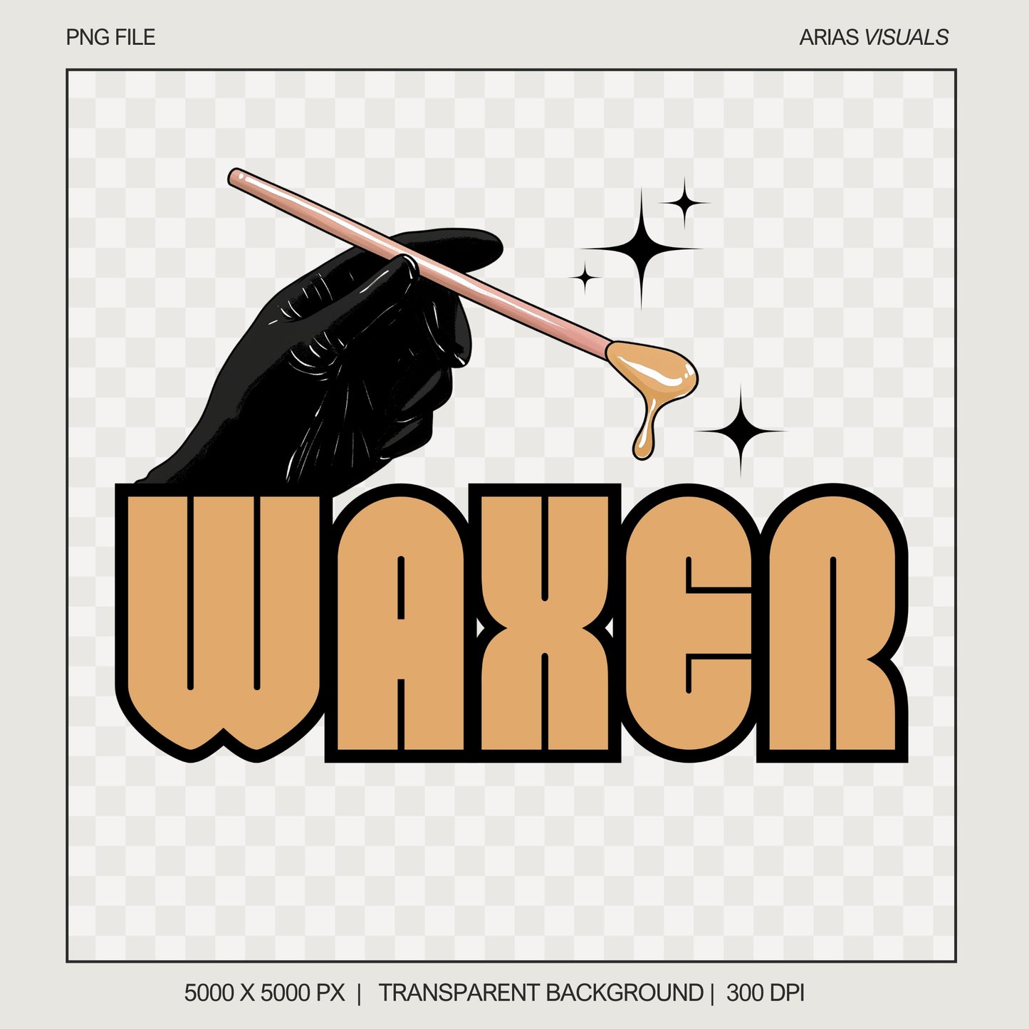 WAXER – Transparent PNG File for Wax Professionals