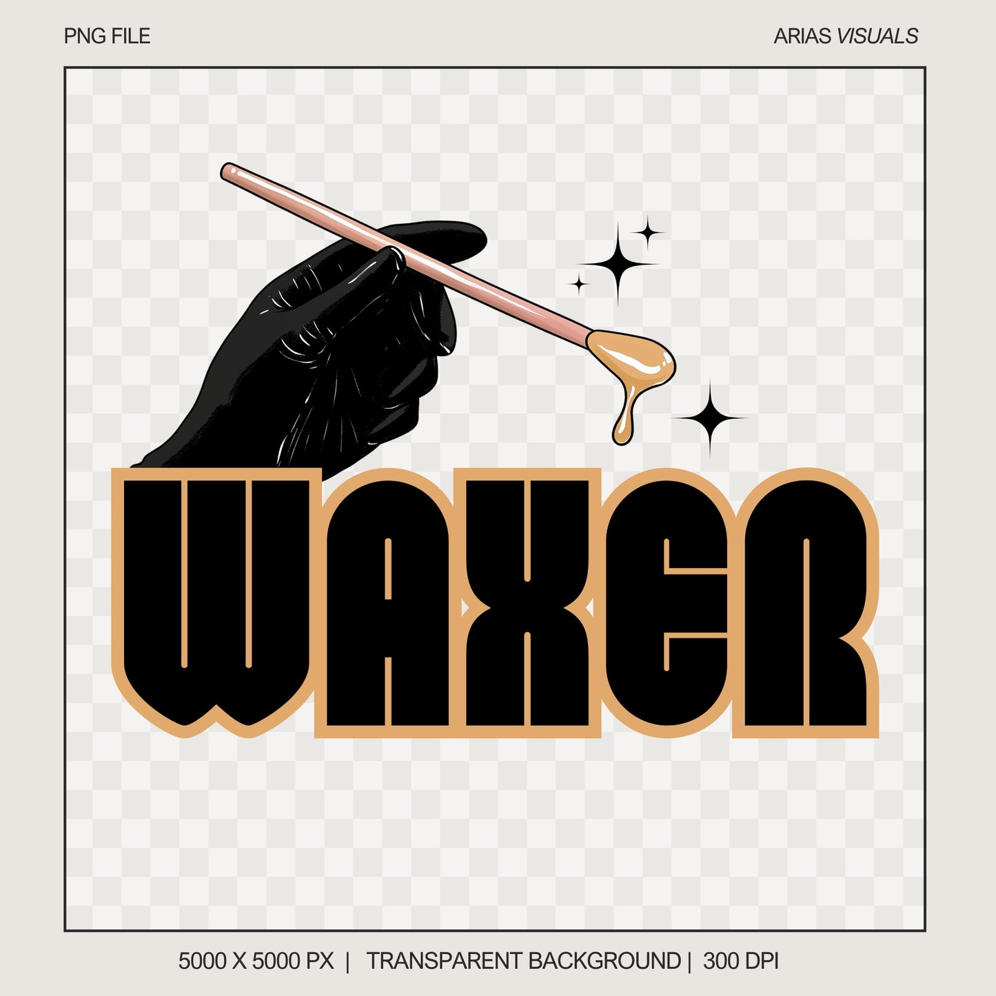 WAXER – Transparent PNG File for Wax Professionals